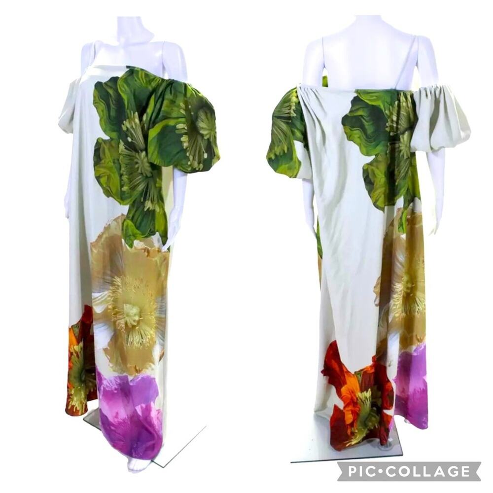 STINE GOYA payton dress in poppiesbloom poppies bloom floral XL - Picture 9 of 16